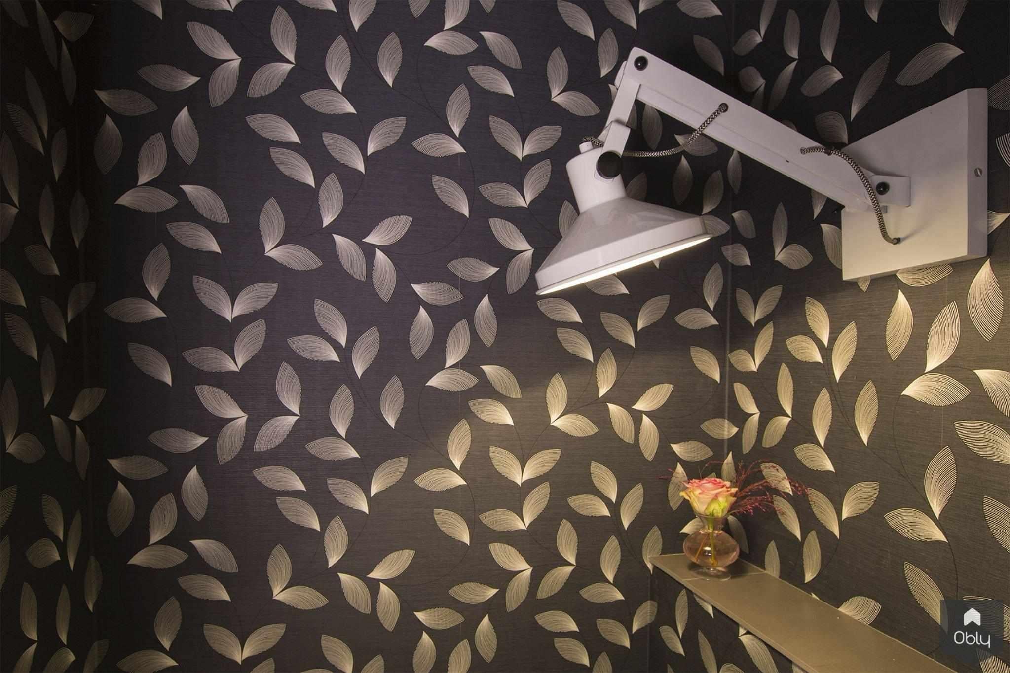 Badkamer&Toilet (aparte ruimtes) Twee onder één kap Laren-Suzanne-Holtz-Studio-alle,Badkamer,badkamer en toilet apart,donkere wandbekleding toilet,exclusieve twee onder een kap woning,luxe badkamer Laren,maatwerk badkamermeubel,moderne badkamer inspiratie,sfeervolle wellness badkamer,stijlvol toiletruimte ontwerp-OBLY
