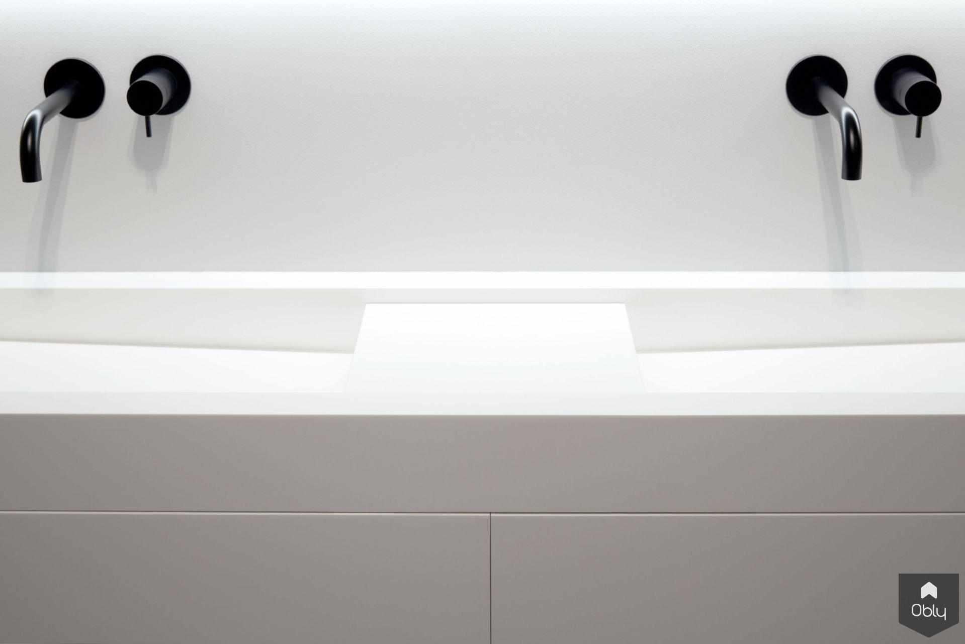 Badkamermeubel Appelscha-TIZ Design-alle,Badkamer,badkamermeubel,HI-MACS wastafel,maatwerk wastafel,minimalistisch design,moderne badkamer,TIZ Design-OBLY