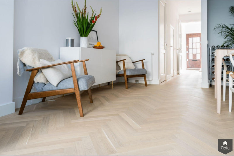 Bauwerk Eiken Monopark visgraat met spint-Vloerenhuis Amsterdam-alle,Woonkamer-OBLY