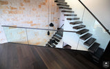 Bauwerk Parket op vloerverwarming in Amsterdamse Villa-Vloerenhuis Amsterdam-alle,Entree hal trap-OBLY