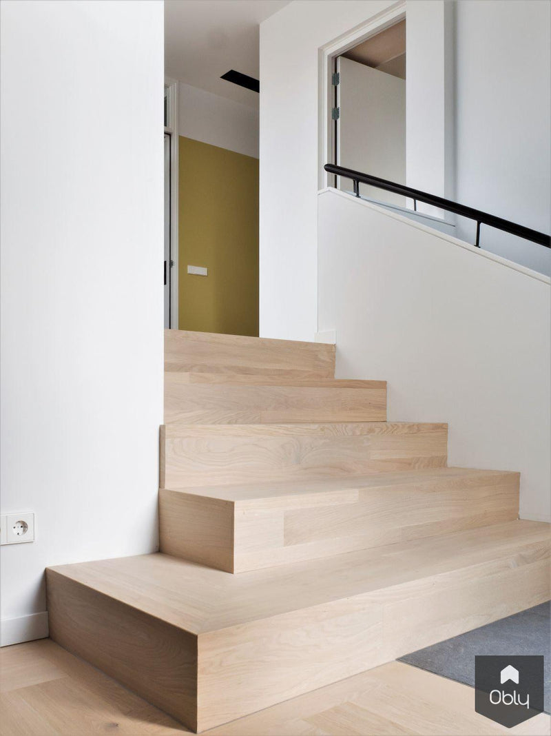 Bauwerk dubbele Quadrato in elleboog gelegd-Vloerenhuis Amsterdam-alle,Woonkamer-OBLY