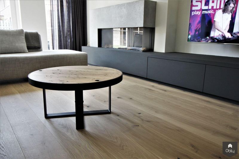 Bauwerk eiken parket in Putten-Vloerenhuis Amsterdam-alle,Woonkamer-OBLY