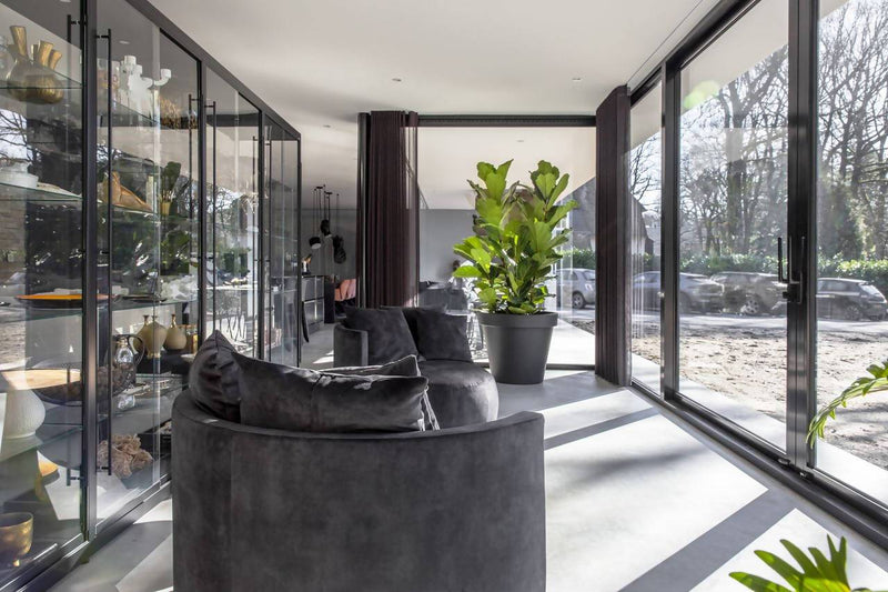 Betonvloer moderne villa-Willem Designvloeren B.V.-Eetkamer-Betonvloer moderne villa-OBLY