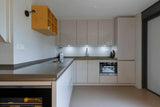 Blauw Interieur hoekwoning-Huisvanbinnen-blauw,blauw maatwerk interieur,blauwe hoekwoning,compacte woning inspiratie,design woonkamer,interieur,kleurrijk interieurdesign,moderne woonkamer blauw,stijlvolle woondecoratie,Woonkamer-Blauw interieur hoekwoning-OBLY