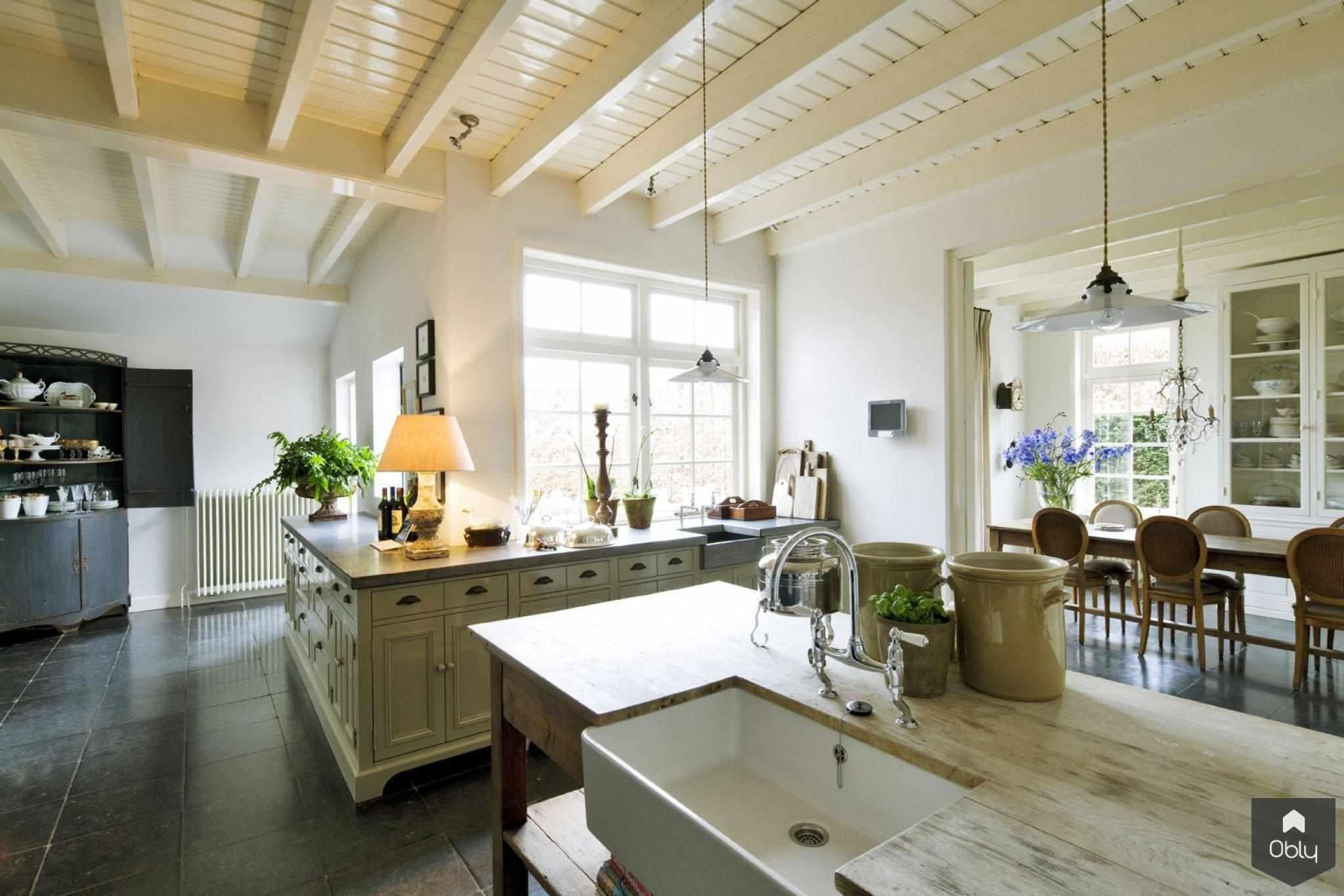 Boerderij Eindhoven deel 2-Van Beek & Dings Interiorarchitects-alle,boerderij renovatie,exclusief interieur,Keuken,luxe keuken,maatwerk keuken,stijlvolle woonboerderij,warme materialen-OBLY