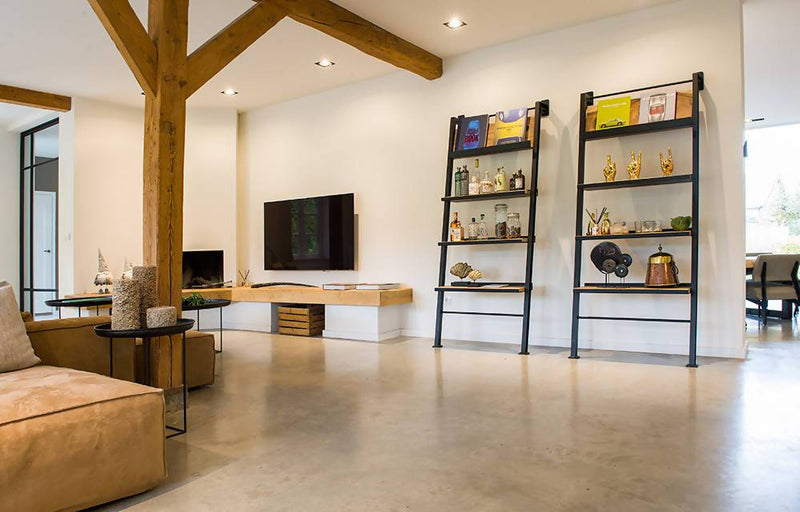 Boerderij met loft interieur-PW Interiors-Woonkamer-Boerderij met loft interieur-OBLY