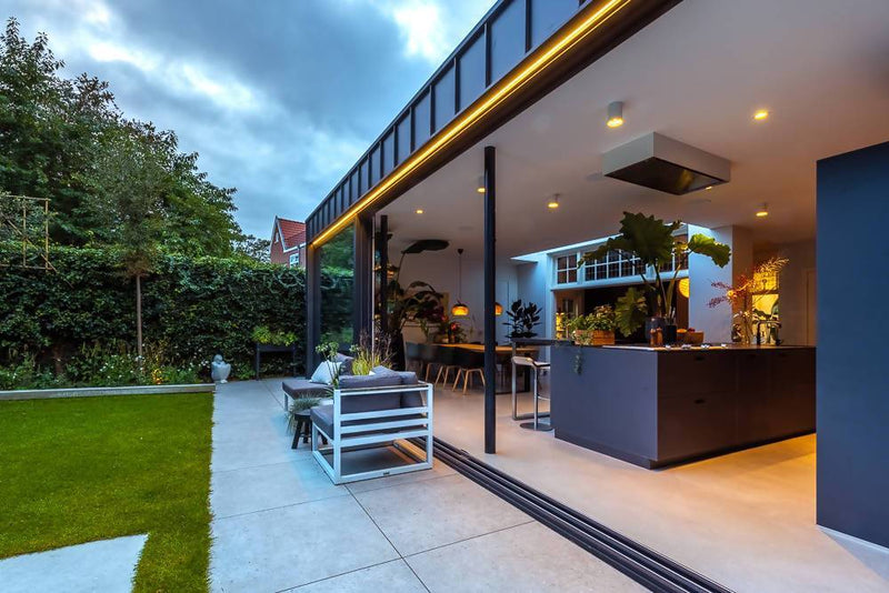 Complete renovatie inclusief aanbouw-StrandNL architectuur en interieur-aanbouw-Renovatie jaren 30 woning moderne aanbouw -OBLY