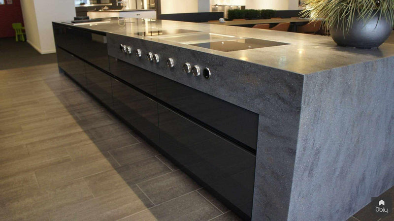 Corian Lava Rock leefkeuken-Cora Techniek-alle,Keuken-OBLY