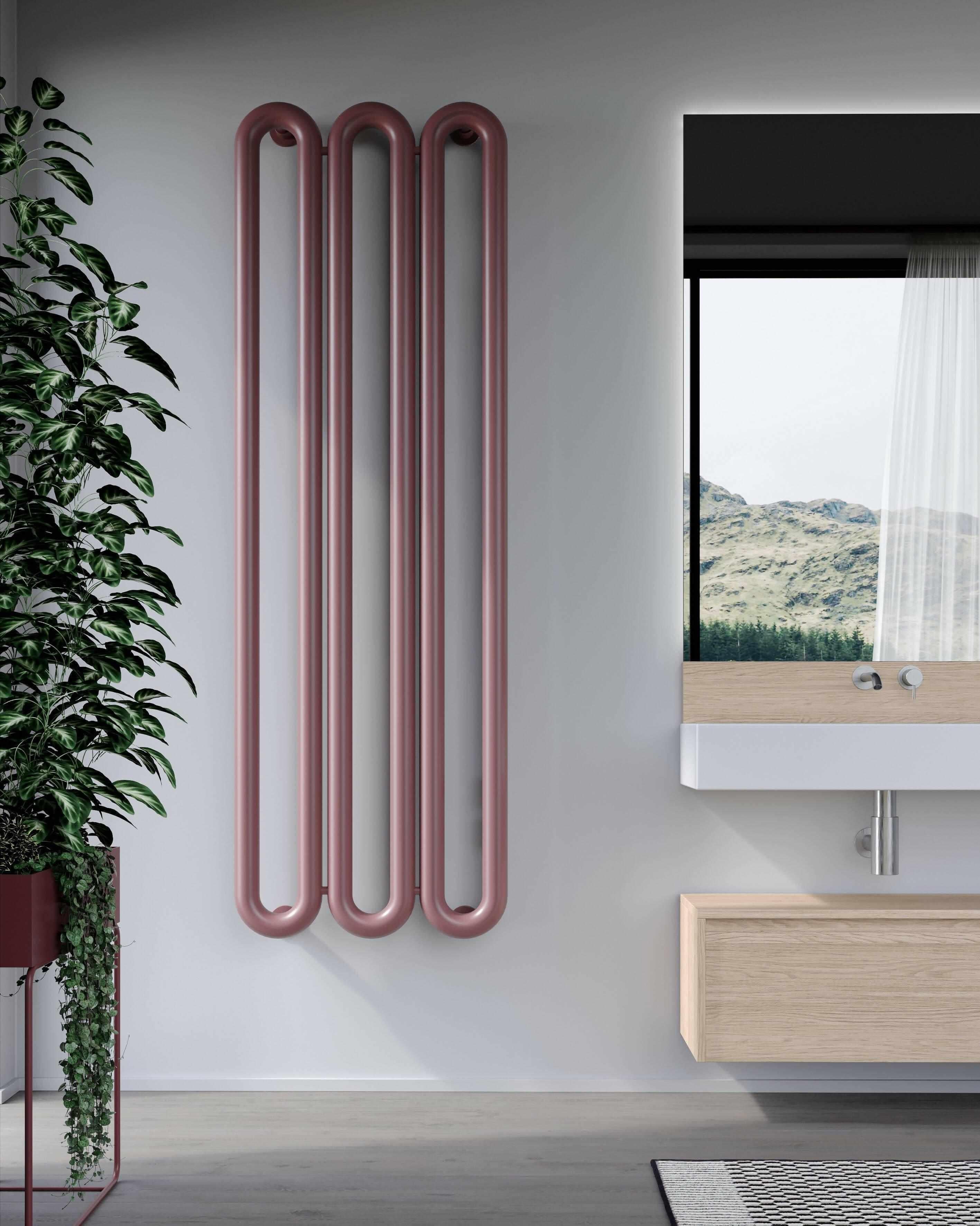 DESIGNRADIATOR TUBONE- V-Instamat-badkamer,badkamer radiator,designradiator,elektrische radiator,handdoekwarmer,Instamat,keuken,moderne radiator,wandradiator-OBLY