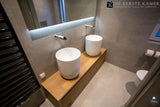 Design badkamer met eikenhout-De Eerste Kamer-alle,Badkamer-OBLY