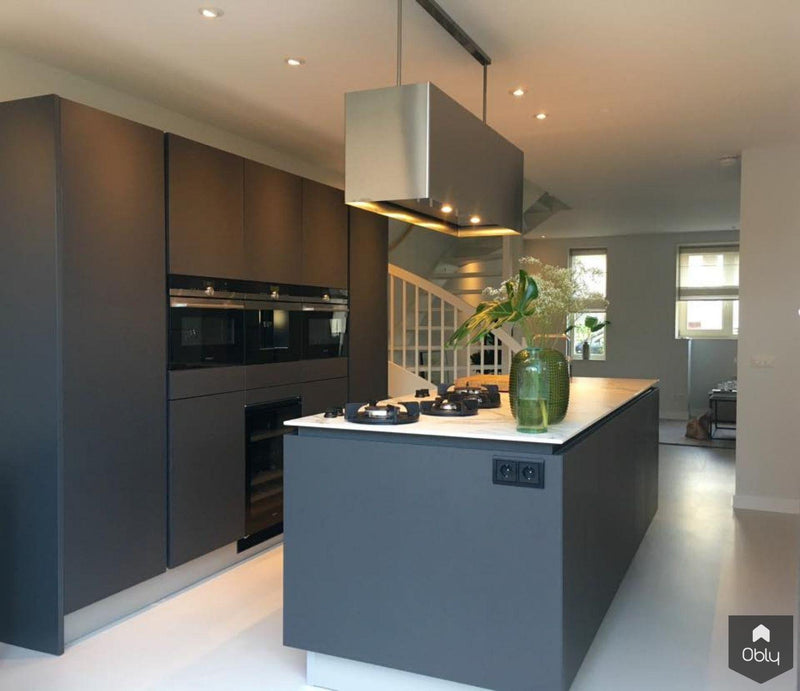 Donkere LEICHT keuken-Wildhagen Design Keukens-alle,Keuken-OBLY