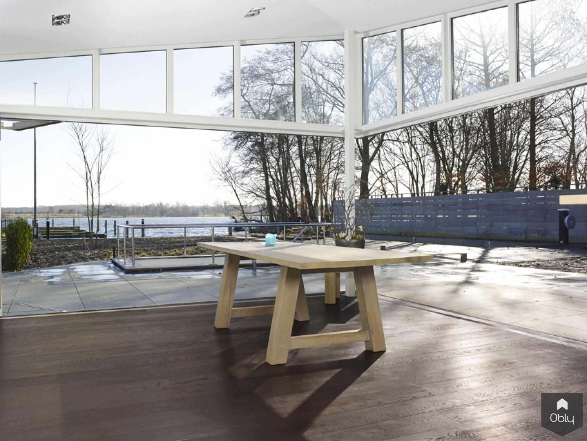 Donkere eiken parketvloer in leefkeuken-NOBEL Flooring-Aanbouw,alle-OBLY