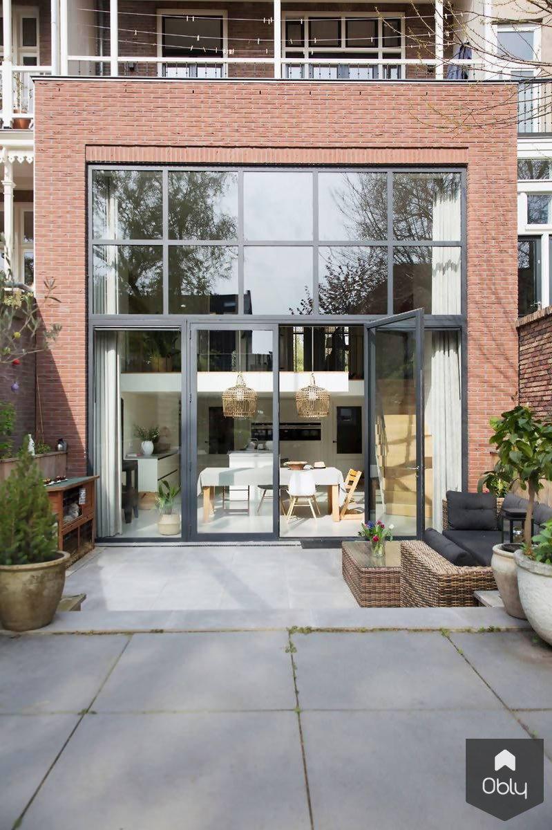 Dubbelhoge uitbouw aan singelwoning-Richèl Lubbers Architecten-Aanbouw-Dubbelhoge uitbouw aan singelwoning -OBLY