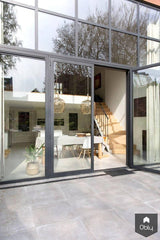 Dubbelhoge uitbouw aan singelwoning-Richèl Lubbers Architecten-Aanbouw-Dubbelhoge uitbouw aan singelwoning -OBLY