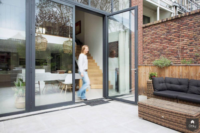 Dubbelhoge uitbouw aan singelwoning-Richèl Lubbers Architecten-Aanbouw-Dubbelhoge uitbouw aan singelwoning -OBLY