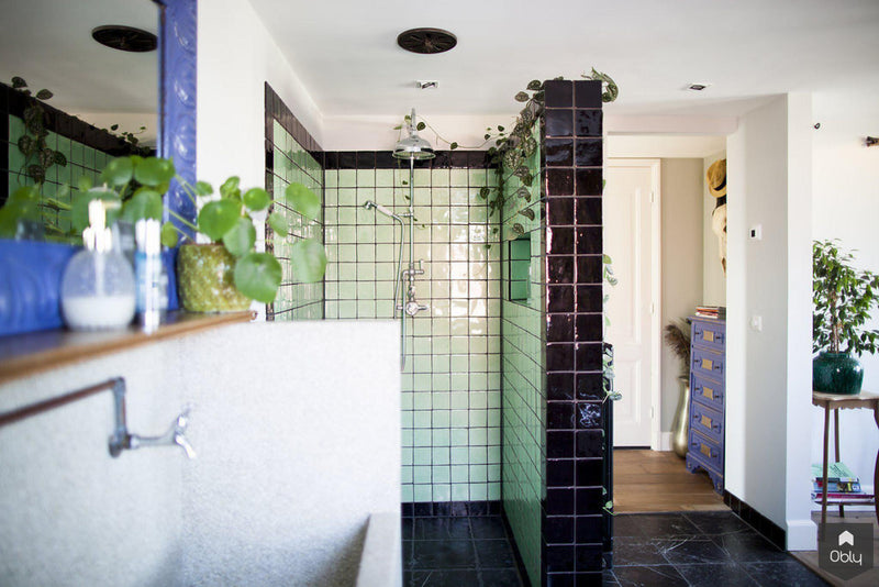 Eclectische badkamer ensuite-Wood Creations-alle,Badkamer-OBLY