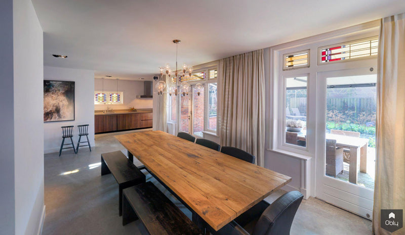 Eetkamer woonhuis vdS Breda-Christel Smeets architect bna-alle,Keuken-OBLY