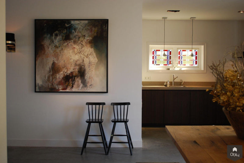 Eetkamer woonhuis vdS Breda-Christel Smeets architect bna-alle,Keuken-OBLY