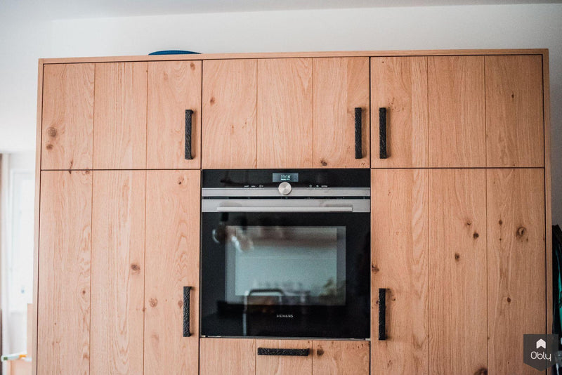 Eiken keuken nieuwbouw woning in jaren 30 stijl-Pelle Interieurbouw-alle,Keuken-OBLY