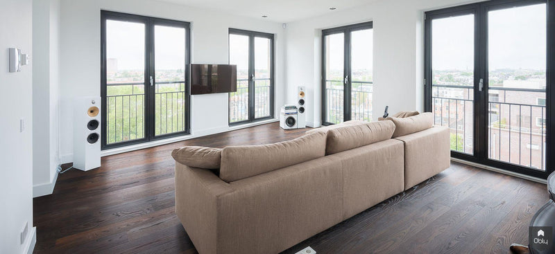 Eiken parket vloer in een nieuwbouw woning-Vloerenhuis Amsterdam-alle,Woonkamer-OBLY