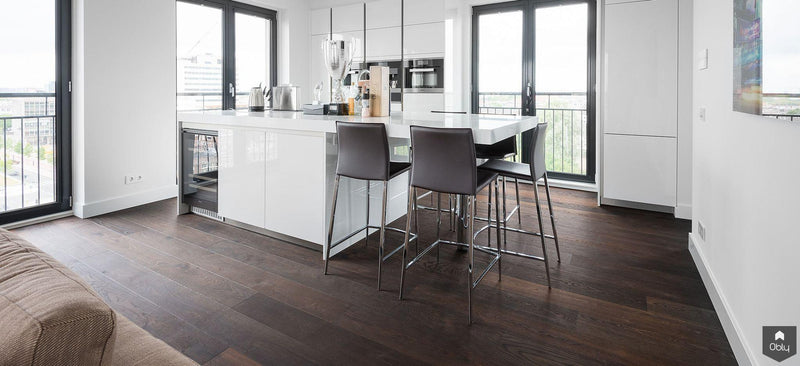 Eiken parket vloer in een nieuwbouw woning-Vloerenhuis Amsterdam-alle,Woonkamer-OBLY