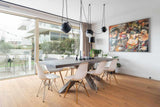 Eiken planken vloer met vloerverwarming-The Woodstore-lichte woonkamer,moderne woonkamer,Woonkamer,woonkamer met grote ramen,woonkamer met houten vloer,woonkamer met open keuken-Eiken planken vloer met vloerverwarming-OBLY