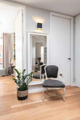 Eiken planken vloer met vloerverwarming-The Woodstore-lichte woonkamer,moderne woonkamer,Woonkamer,woonkamer met grote ramen,woonkamer met houten vloer,woonkamer met open keuken-Eiken planken vloer met vloerverwarming-OBLY