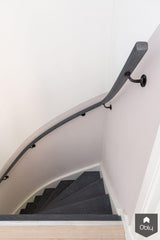 Eiken traprenovatie antraciet jaren 30 woning-Content Traprenovatie-alle,Entree hal trap-OBLY
