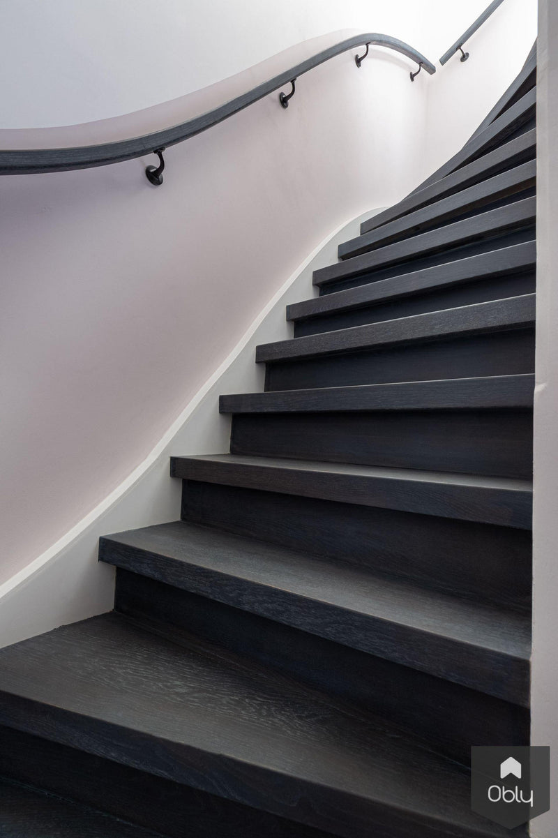 Eiken traprenovatie antraciet jaren 30 woning-Content Traprenovatie-alle,Entree hal trap-OBLY