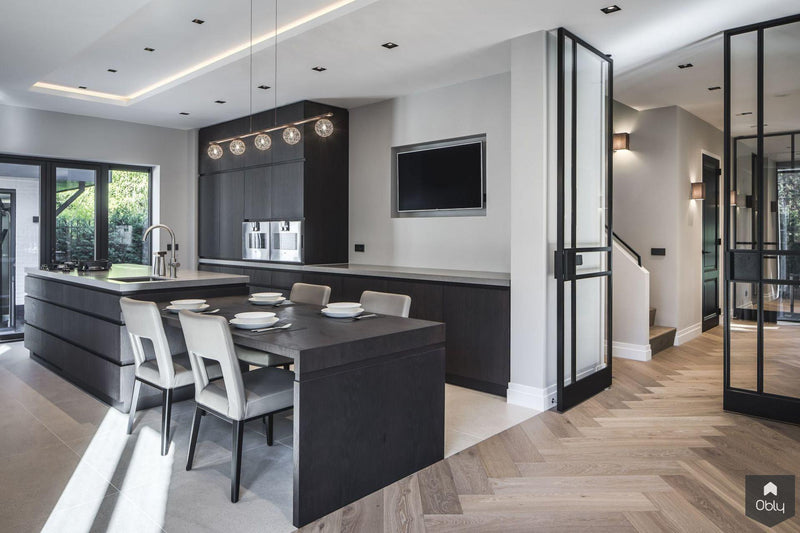 Eiken visgraatparket door gehele woning-NOBEL Flooring-alle,Keuken-OBLY