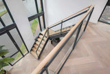 Eiken visgraatvloer in penthouse in purmerend-The Woodstore-alle,lichte woonkamer,moderne woonkamer,ruime woonkamer interieur,Woonkamer,woonkamer met grote ramen,woonkamer met houten vloer-Eiken visgraatvloer in penthouse in purmerend-OBLY