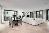 Eiken visgraatvloer in penthouse in purmerend-The Woodstore-alle,lichte woonkamer,moderne woonkamer,ruime woonkamer interieur,Woonkamer,woonkamer met grote ramen,woonkamer met houten vloer-Eiken visgraatvloer in penthouse in purmerend-OBLY
