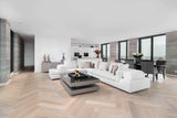 Eiken visgraatvloer in penthouse in purmerend-The Woodstore-alle,lichte woonkamer,moderne woonkamer,ruime woonkamer interieur,Woonkamer,woonkamer met grote ramen,woonkamer met houten vloer-Eiken visgraatvloer in penthouse in purmerend-OBLY
