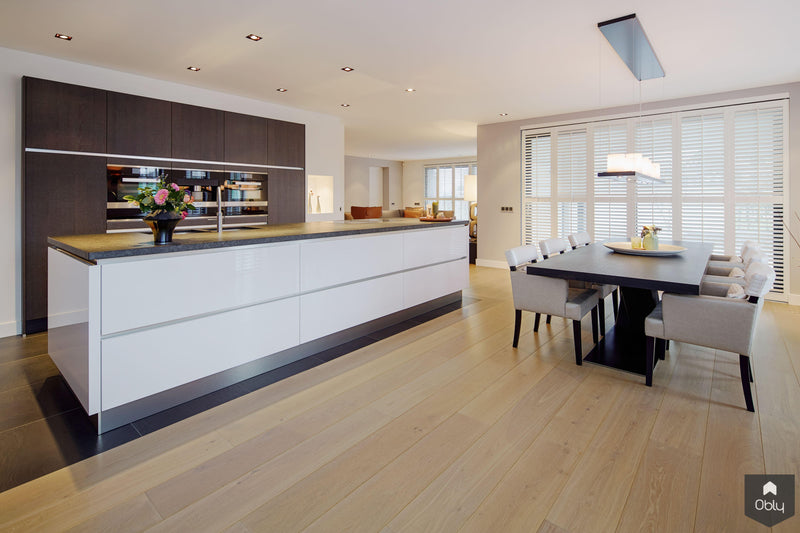Eiken vloer en keramische tegels in woning-MoreFloors-alle,Woonkamer-OBLY