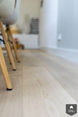 Eiken vloer in jaren ’30 woning in Heemstede met vloerverwarming-Vloerenhuis Amsterdam-alle,eiken vloer,jaren 30 woning,jaren 30 woning Heemstede,LaLegno vloer,Parketvloer,vloerverwarming,Woonkamer-OBLY