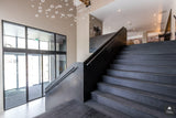 Elegante eiken en stalen trap-Van Bruchem Staircases-alle,Entree hal trap-OBLY