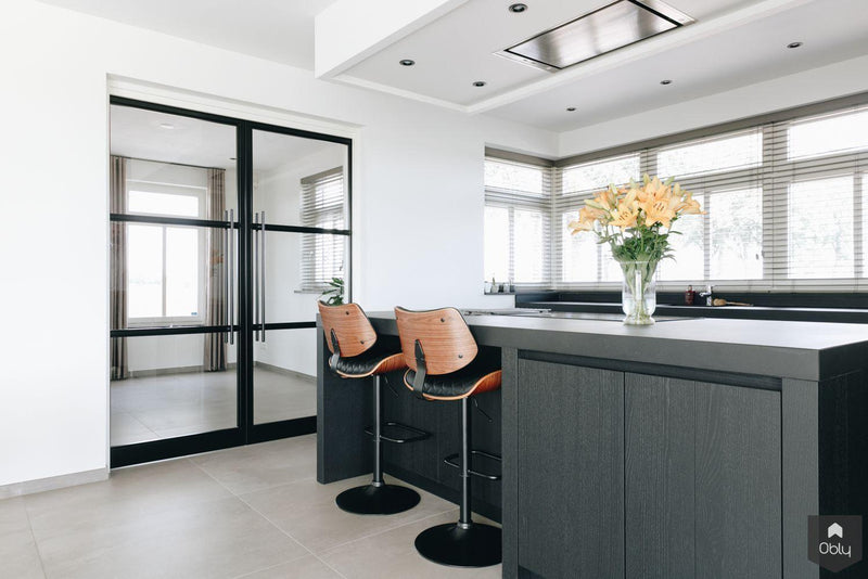 Ensuite en taatsdeuren in moderne woning-Metalstuff-alle,Keuken-OBLY