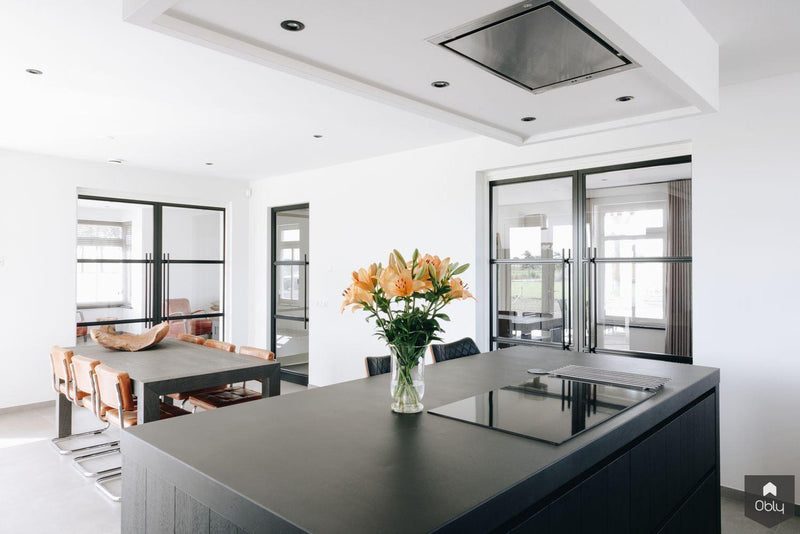 Ensuite en taatsdeuren in moderne woning-Metalstuff-alle,Keuken-OBLY
