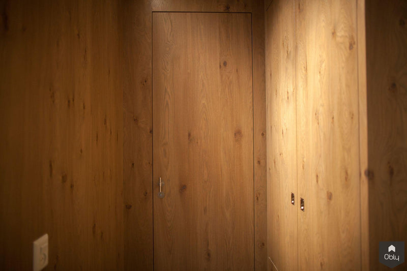 Entree hal en garderobe Eiken hout-Wood Creations-alle,Entree hal trap-OBLY