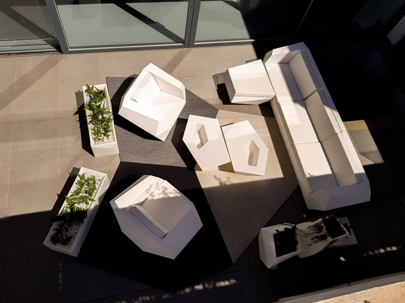 Exclusief wit buitenmeubilair-VONDOM X PW-Tuin-Buitenmeubilair luxe villa in Mallorca -OBLY
