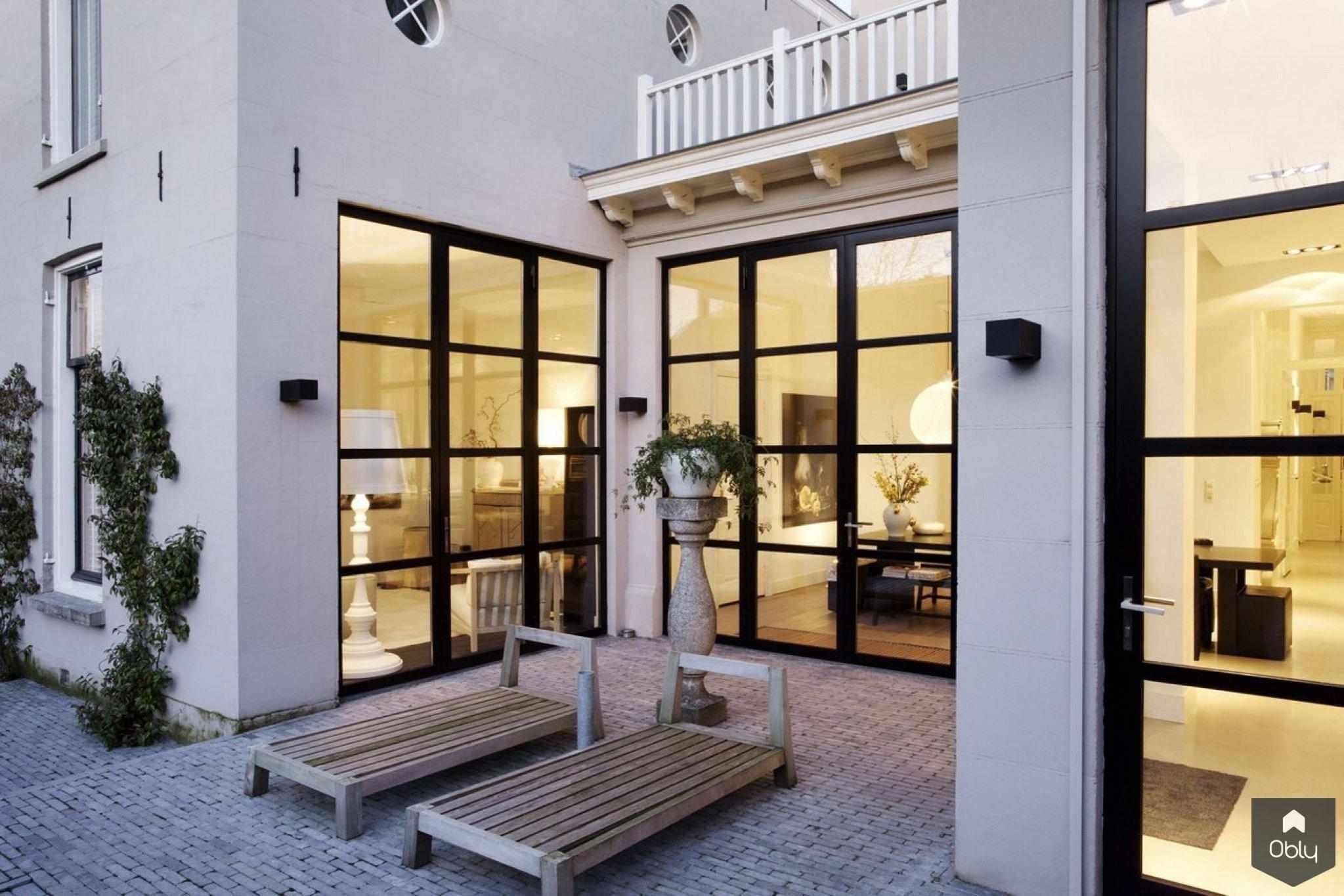 Exterior woonhuis V Breda-Christel Smeets architect bna-Aanbouw,alle,exterieur woning met tuin,exterieur woonhuis renovatie,interieur open leefruimte vloer,keuken moderne woonhuis indeling,woonkamer interieur met tuinzicht-OBLY