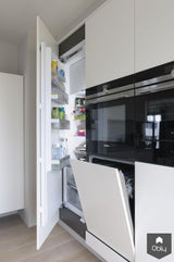 Frank! Greeploze keuken met Corian werkbladen en Bora afzuiginstallatie-Frank! Maatwerk Keukens-alle,Keuken-OBLY