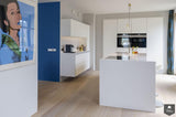 Frank! Greeploze keuken met Corian werkbladen en Bora afzuiginstallatie-Frank! Maatwerk Keukens-alle,Keuken-OBLY