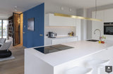Frank! Greeploze keuken met Corian werkbladen en Bora afzuiginstallatie-Frank! Maatwerk Keukens-alle,Keuken-OBLY