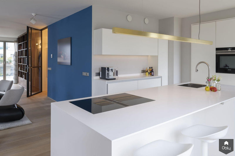 Frank! Greeploze keuken met Corian werkbladen en Bora afzuiginstallatie-Frank! Maatwerk Keukens-alle,Keuken-OBLY