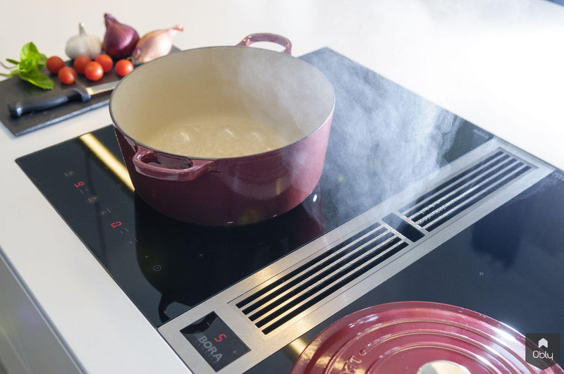 Frank! Greeploze keuken met Corian werkbladen en Bora afzuiginstallatie-Frank! Maatwerk Keukens-alle,Keuken-OBLY