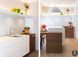 Frank! Ligna-model keuken van Corian en notenfineer-Frank! Maatwerk Keukens-alle,Keuken-OBLY