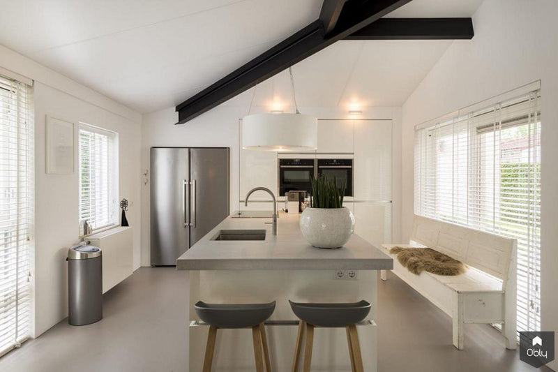 Garage ombouwen tot moderne leefkeuken-Keukenstudio Stormink-alle,Keuken-OBLY