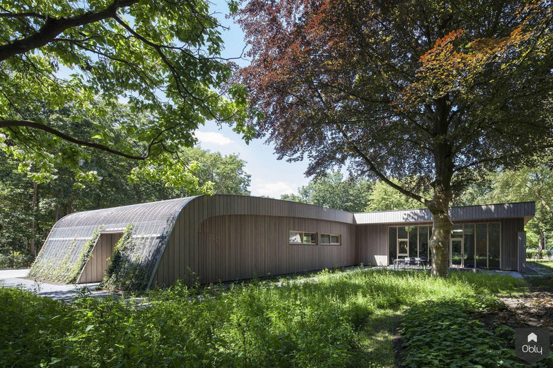 Gebouw aan de bosrand-Erik Knippers Architect-alle,Exterieur vrijstaand-OBLY