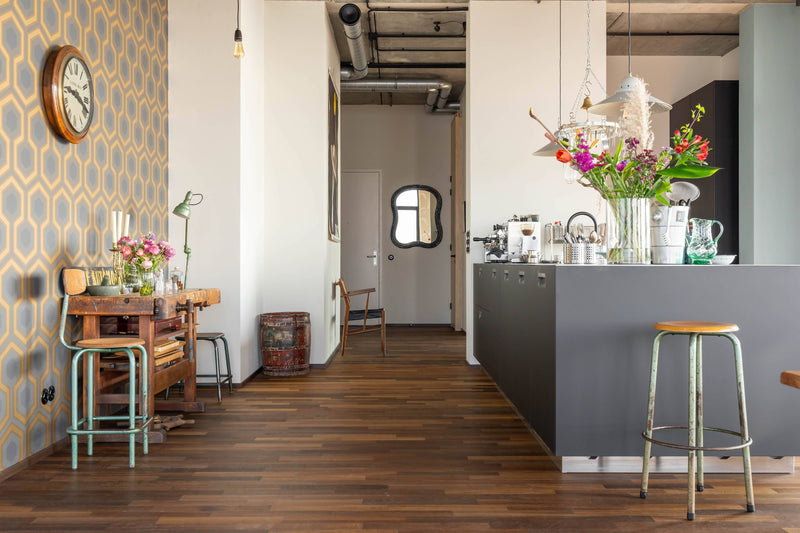 Gerookt eiken strokenparket-Vloerenhuis Amsterdam-woonkamer-OBLY
